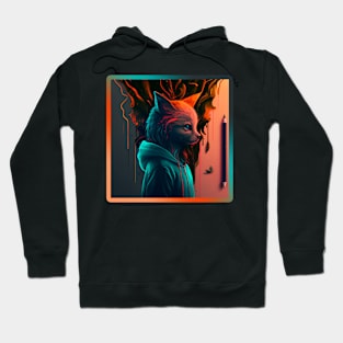 Contemplating Fox Hoodie